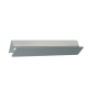 WALL MOUNTED LED 15W 3000K ALUMINUM GREY 46X8X5,5CM PYRAMID ZD806415LEDGY