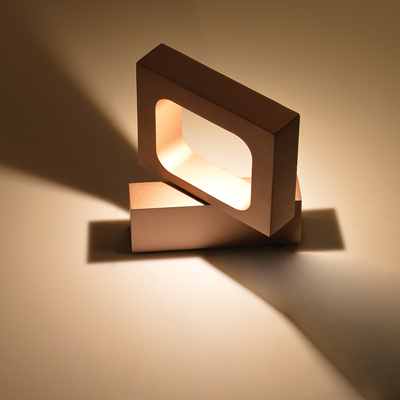 WALL MOUNTED LED 6W 3000K ALUMINUM GOLD 14,5X13X3CM CYCLOP ZD80856LEDGD WALL MOUNTED LED 6W 3000K ALUMINUM GOLD 14,5X13X3CM CYCLOP ZD80856LEDGD