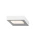 WALL MOUNTED LED 6W 3000K ALUMINUM WHITE 14,5X13X3CM CYCLOP ZD80856LEDWH
