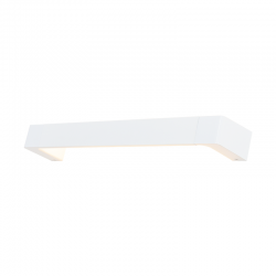 WALL MOUNTED LED 12W 3000K ALUMINUM WHITE 60Χ6,4Χ10,5CM FOGA ZD810412LEDWH