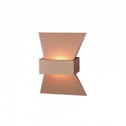 WALL MOUNTED LED 6W 3000K ALUMINUM GOLD 20Χ16Χ7CM ELEGANT ZD81166LEDGO