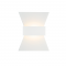 WALL MOUNTED LED 6W 3000K ALUMINUM WHITE 20Χ16Χ7CM ELEGANT ZD81166LEDWH