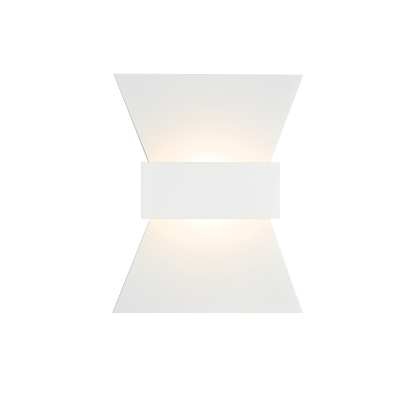 WALL MOUNTED LED 6W 3000K ALUMINUM WHITE 20Χ16Χ7CM ELEGANT ZD81166LEDWH