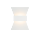 WALL MOUNTED LED 6W 3000K ALUMINUM WHITE 20Χ16Χ7CM ELEGANT ZD81166LEDWH