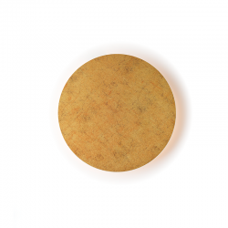 WALL LUMINAIRE LED 5W 3000K ANTIQUE BRASS MDF CIRCLE Φ14ΧΗ3,6CM ECLIPSE ZM1705LEDWG