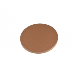 WALL MOUNTED LUMINAIRE LED 5W 3000K 400LM LIGHT BROWN LEATHER MDF CIRCLE Φ14ΧΗ3,6CM ECLIPSE ZM1705LEDWLL