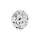 WALL MOUNTED LUMINAIRE LED 5W 3000K 400LM TERRAZZO MDF CIRCLE Φ14ΧΗ3,6CM ECLIPSE ZM1705LEDWT