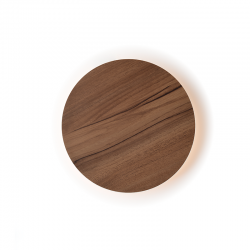 WALL LUMINAIRE LED 10W 3000K DARK WOOD SHADE MDF CIRCLE Φ22XH3,6CM ECLIPSE ZM1710LEDWDW