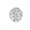 WALL MOUNTED LUMINAIRE LED 10W 3000Κ 800LM TERRAZZO MDF CIRCLE Φ22ΧΗ3,6CM ECLIPSE ZM1710LEDWT