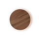 WALL LUMINAIRE LED 15W 3000K DARK WOOD SHADE MDF CIRCLE Φ30XH3,6CM ECLIPSE ZM1715LEDWDW