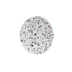 WALL MOUNTED LUMINAIRE LED 5W 3000Κ 1200LM TERRAZZO MDF CIRCLE Φ30ΧΗ3,6CM ECLIPSE ZM1715LEDWT