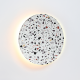 WALL MOUNTED LUMINAIRE LED 5W 3000Κ 1200LM TERRAZZO MDF CIRCLE Φ30ΧΗ3,6CM ECLIPSE ZM1715LEDWT