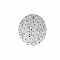 WALL MOUNTED LUMINAIRE LED 24W 3000Κ 1920LM TERRAZZO MDF CIRCLE Φ40ΧΗ3,6CM ECLIPSE ZM1724LEDWT