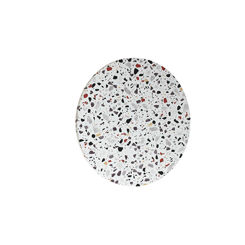 WALL MOUNTED LUMINAIRE LED 24W 3000Κ 1920LM TERRAZZO MDF CIRCLE Φ40ΧΗ3,6CM ECLIPSE ZM1724LEDWT