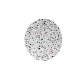 WALL MOUNTED LUMINAIRE LED 24W 3000Κ 1920LM TERRAZZO MDF CIRCLE Φ40ΧΗ3,6CM ECLIPSE ZM1724LEDWT