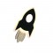 WALL MOUNTED LUMINAIRE LED 5.5W 3000K 385LM NASA BLACK MDF 24X13X3.8CM ZM21005WBK