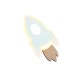 WALL MOUNTED LUMINAIRE LED 5.5W 3000K 385LM NASA WHITE MDF 24X13X3.8CM ZM21005WW