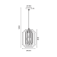 PENDANT LUMINAIRE 1ΧΕ27 LIGHT BROWN LEATHER MDF D24XH100CM TRITON ZM391P24WLL PENDANT LUMINAIRE 1ΧΕ27 LIGHT BROWN LEATHER MDF D24XH100CM TRITON ZM391P24WLL