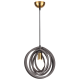 PENDANT LUMINAIRE 1ΧΕ27 DARK BROWN LEATHER MDF D29XH100CM TRITON ZM391P29WDL PENDANT LUMINAIRE 1ΧΕ27 DARK BROWN LEATHER MDF D29XH100CM TRITON ZM391P29WDL