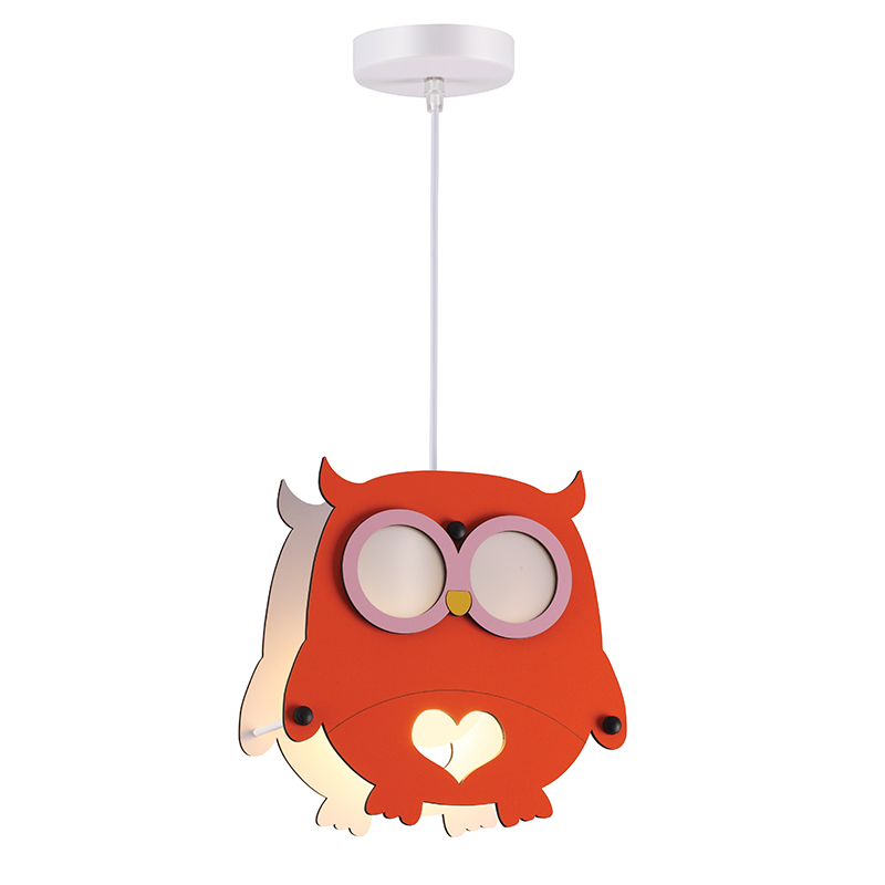 PENDANT LUMINAIRE 1ΧΕ27 OWL MDF 25X10XH100CM FARMA ZM411P25 PENDANT LUMINAIRE 1ΧΕ27 OWL MDF 25X10XH100CM FARMA ZM411P25