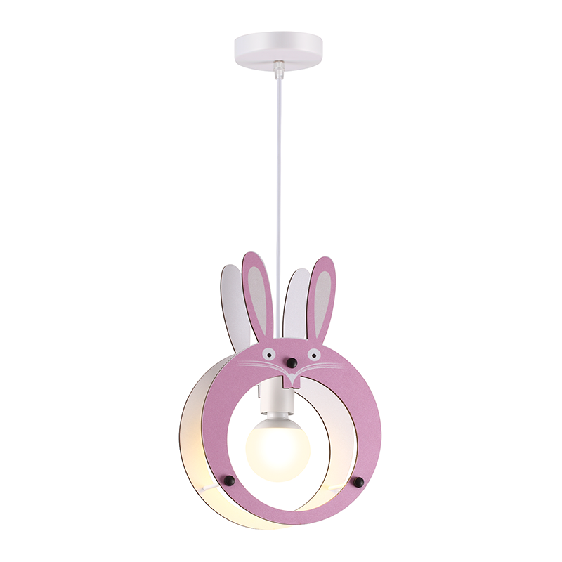 PENDANT LUMINAIRE 1ΧΕ27 BUNNY MDF 24X10XH100CM FARMA ZM421P24 PENDANT LUMINAIRE 1ΧΕ27 BUNNY MDF 24X10XH100CM FARMA ZM421P24