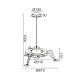 PENDANT LUMINAIRE 1ΧΕ27 SPACESHIP MDF D61XH100CM NASA ZM681P61 PENDANT LUMINAIRE 1ΧΕ27 SPACESHIP MDF D61XH100CM NASA ZM681P61