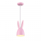 PENDANT LUMINAIRE 1ΧΕ27 PINK METAL D12XH100CM BUNNY ZM71P12P