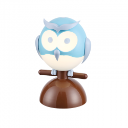 TABLE LUMINAIRE 1XE14 BLUE PLASTIC OWL 15Χ13,5ΧΗ23CM KOKKA ZN160201TBL TABLE LUMINAIRE 1XE14 BLUE PLASTIC OWL 15Χ13,5ΧΗ23CM KOKKA ZN160201TBL