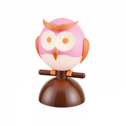TABLE LUMINAIRE 1XE14 PINK PLASTIC OWL 15Χ13,5ΧΗ23CM KOKKA ZN160201TP TABLE LUMINAIRE 1XE14 PINK PLASTIC OWL 15Χ13,5ΧΗ23CM KOKKA ZN160201TP