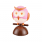 TABLE LUMINAIRE 1XE14 PINK PLASTIC OWL 15Χ13,5ΧΗ23CM KOKKA ZN160201TP