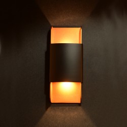 NETTO WALL MOUNTED LED 12W 3000K ALUMINUM BLACK+GOLD 25X11X5,3CM ZD808712LEDBG NETTO WALL MOUNTED LED 12W 3000K ALUMINUM BLACK+GOLD 25X11X5,3CM ZD808712LEDBG