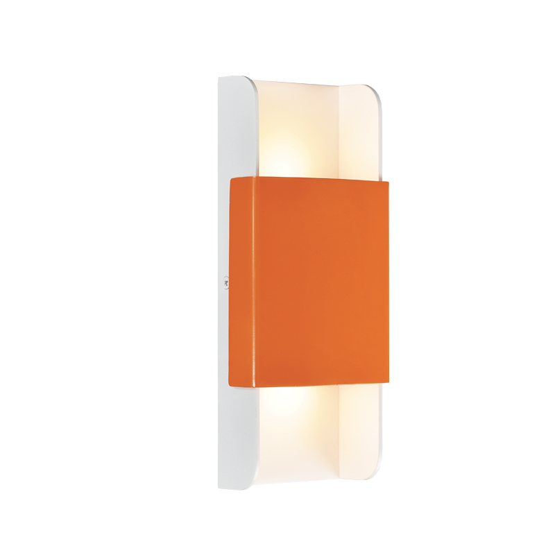 NETTO WALL MOUNTED LED 12W 3000K ALUMINUM ORANGE+WHITE 25X11X5,3CM ZD808712LEDOW NETTO WALL MOUNTED LED 12W 3000K ALUMINUM ORANGE+WHITE 25X11X5,3CM ZD808712LEDOW