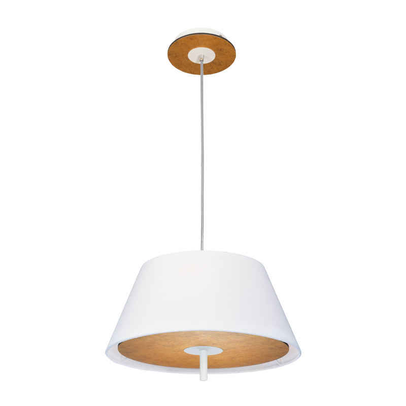 NETTO PENDANT LUMINAIRE 3ΧE27 ANTIQUE BRASS MDF + WHITE METAL + FABRIC Φ40XH80CM ZM16403PG NETTO PENDANT LUMINAIRE 3ΧE27 ANTIQUE BRASS MDF + WHITE METAL + FABRIC Φ40XH80CM ZM16403PG