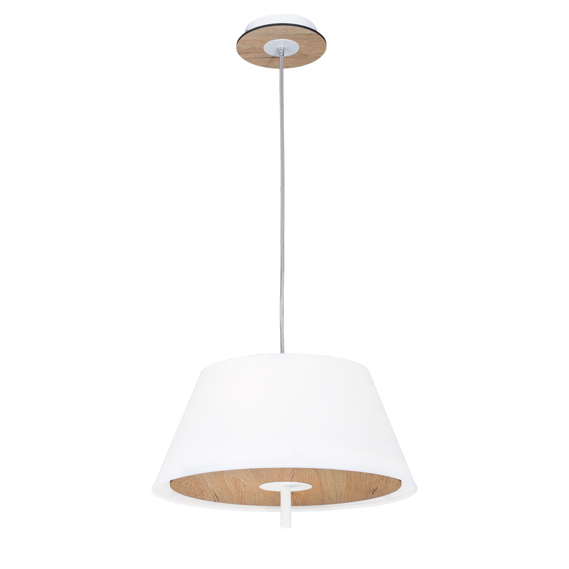 NETTO PENDANT LUMINAIRE 3ΧE27 LIGHT WOOD SHADE MDF + WHITE METAL + FABRIC Φ40ΧΗ80CM ZM16403PLW NETTO PENDANT LUMINAIRE 3ΧE27 LIGHT WOOD SHADE MDF + WHITE METAL + FABRIC Φ40ΧΗ80CM ZM16403PLW