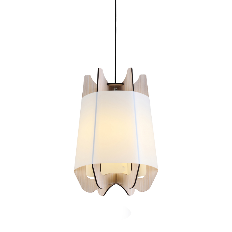 NETTO PENDANT LUMINAIRE 1ΧE27 WHITE PLASTIC+LIGHT WOOD SHADE MDF Φ35ΧΗ120CM ZM170011P NETTO PENDANT LUMINAIRE 1ΧE27 WHITE PLASTIC+LIGHT WOOD SHADE MDF Φ35ΧΗ120CM ZM170011P
