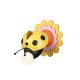 PHASING OUT WALL LUMINAIRE 1XE27 YELLOW METAL+PLASTIC+MDF BEE 15Χ20X15CM BEES ZN170161WY