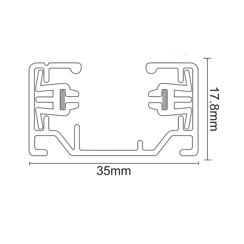 TRACK 2 CABLE 2 METER BLACK 2W2MB