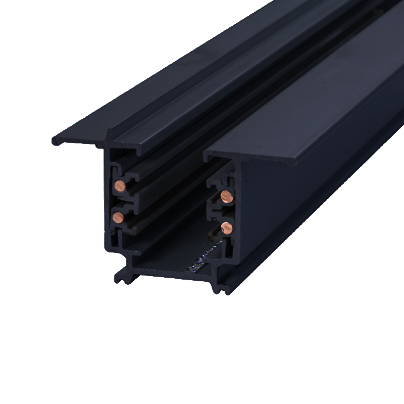 RECESSED TRACK 4 CABLE 3 METER BLACK 4WRE3MB