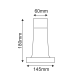 POLE FOR SPHERE 18CM AC.28022