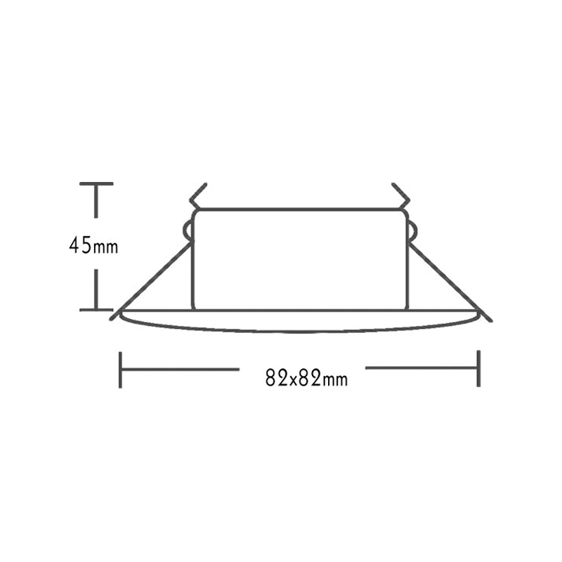 SPOT 3406 SQUARE GAB BS3406GAB