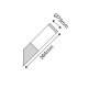Wall garden light E27 BT1003WU