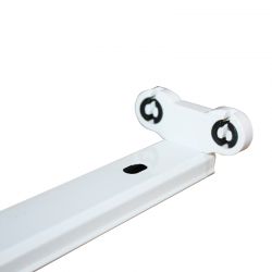 LUMINAIRE FOR LAMP LED T8 230V DOUBLE LIGHTING 2X120mm DELED2120M LUMINAIRE FOR LAMP LED T8 230V DOUBLE LIGHTING 2X120mm DELED2120M