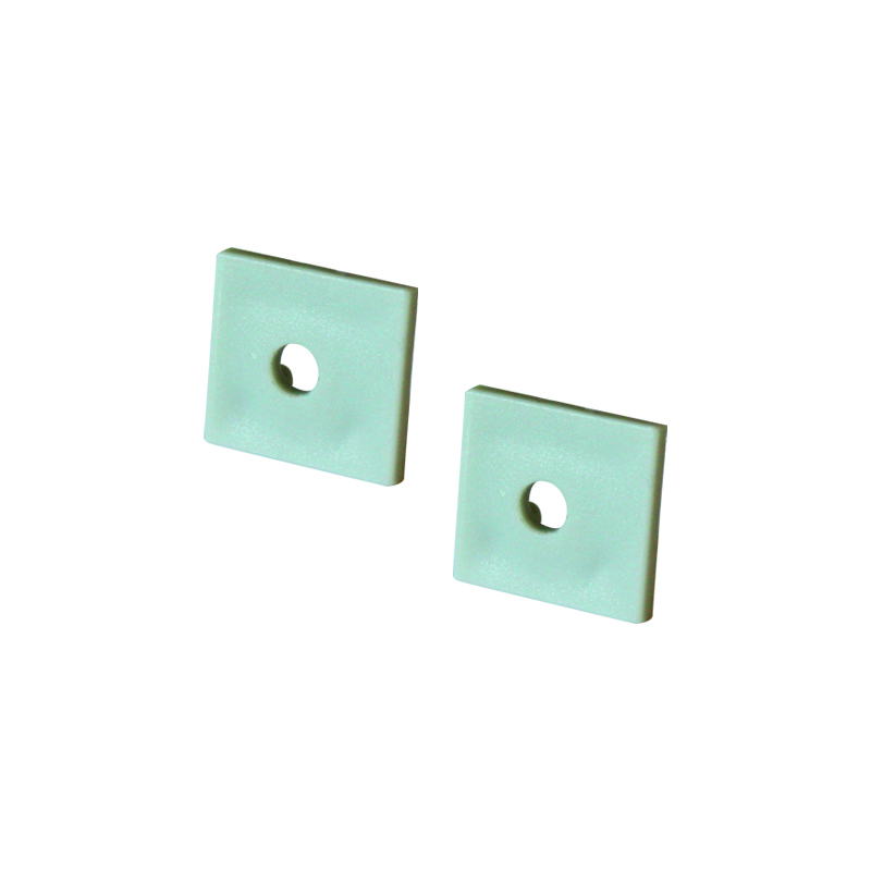 SET OF PLASTIC END CAPS FOR P135/A, 1PC WITH HOLE   1PC WITHOUT HOLE EP135