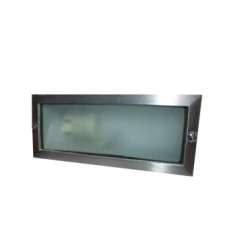 RECESSED WALL LAMP E27 233X101 NICKEL MATTE HI7002E27 RECESSED WALL LAMP E27 233X101 NICKEL MATTE HI7002E27