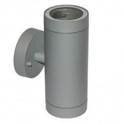 OUTDOOR WALL-SPOT LIGHT 2 BEAMS GREY 2XGU10 HI7031G OUTDOOR WALL-SPOT LIGHT 2 BEAMS GREY 2XGU10 HI7031G