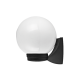 PLASTIC WALL GARDEN BLACK LUMINAIRE Φ200 Ε27 IP44 PLGM1B