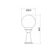 PLASTIC FLOOR GARDEN BLACK LUMINAIRE 41CM Φ200 Ε27 IP44 PLGM3B