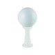 PLASTIC FLOOR GARDEN WHITE LUMINAIRE 41CM Φ200 Ε27 IP44 PLGM3W PLASTIC FLOOR GARDEN WHITE LUMINAIRE 41CM Φ200 Ε27 IP44 PLGM3W