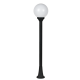 PLASTIC FLOOR GARDEN BLACK LUMINAIRE 100CM Φ200 Ε27 IP44 PLGM5B