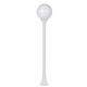 PLASTIC FLOOR GARDEN WHITE LUMINAIRE 100CM Φ200 Ε27 IP44 PLGM5W
